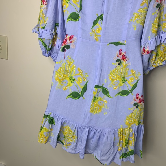 Cynthia Rowley Tayla Floral Mini Ruffle Dress 4 - Picture 12 of 16